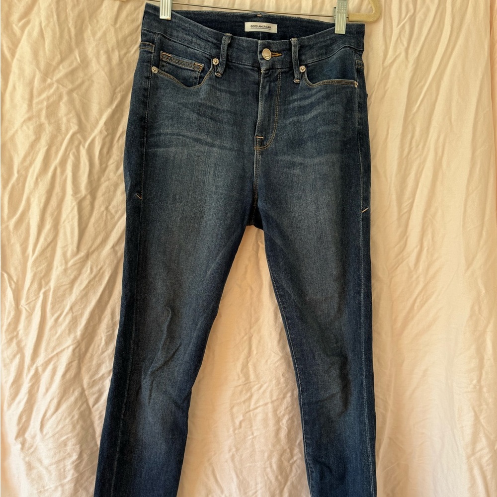 Good American Good Legs Dark Wash Skinny